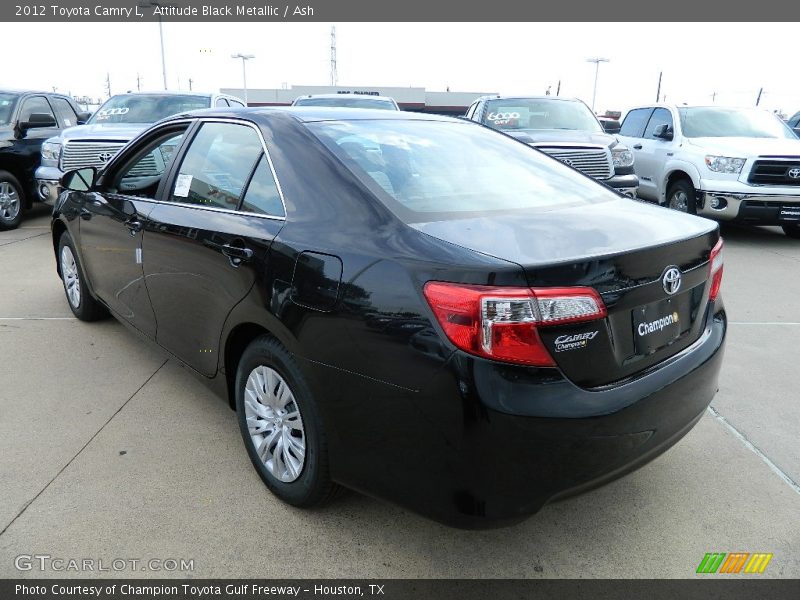 Attitude Black Metallic / Ash 2012 Toyota Camry L