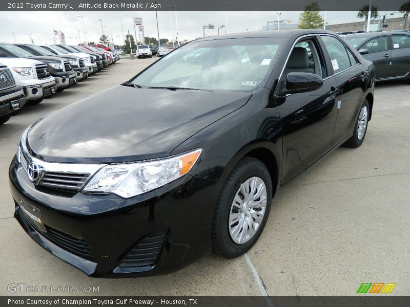 Attitude Black Metallic / Ash 2012 Toyota Camry L