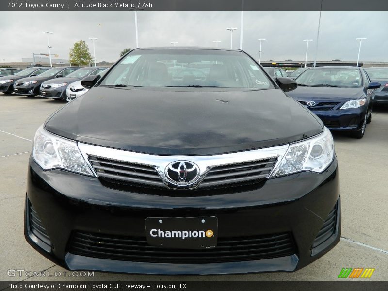 Attitude Black Metallic / Ash 2012 Toyota Camry L