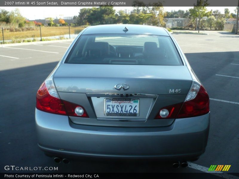 Diamond Graphite Metallic / Graphite 2007 Infiniti M 45 Sport Sedan