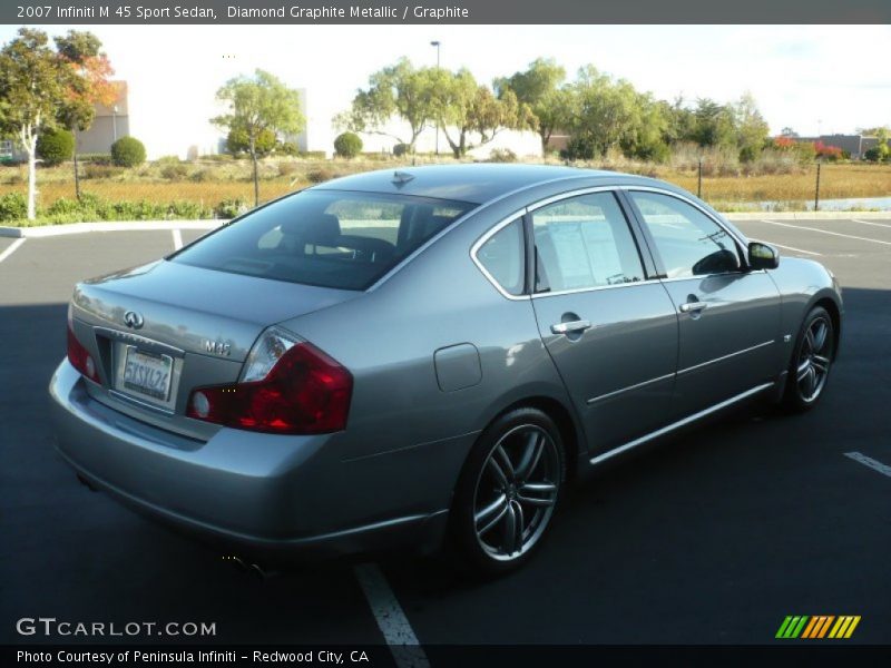 Diamond Graphite Metallic / Graphite 2007 Infiniti M 45 Sport Sedan