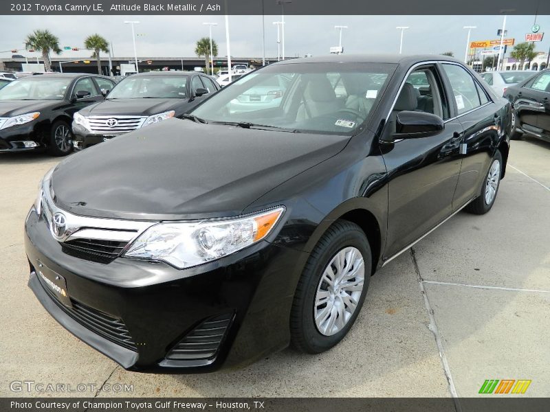 Attitude Black Metallic / Ash 2012 Toyota Camry LE