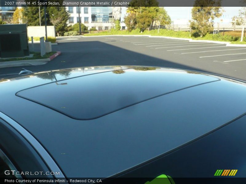 Diamond Graphite Metallic / Graphite 2007 Infiniti M 45 Sport Sedan