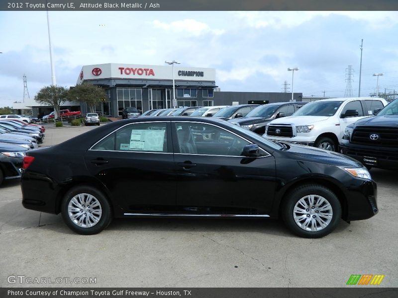 Attitude Black Metallic / Ash 2012 Toyota Camry LE