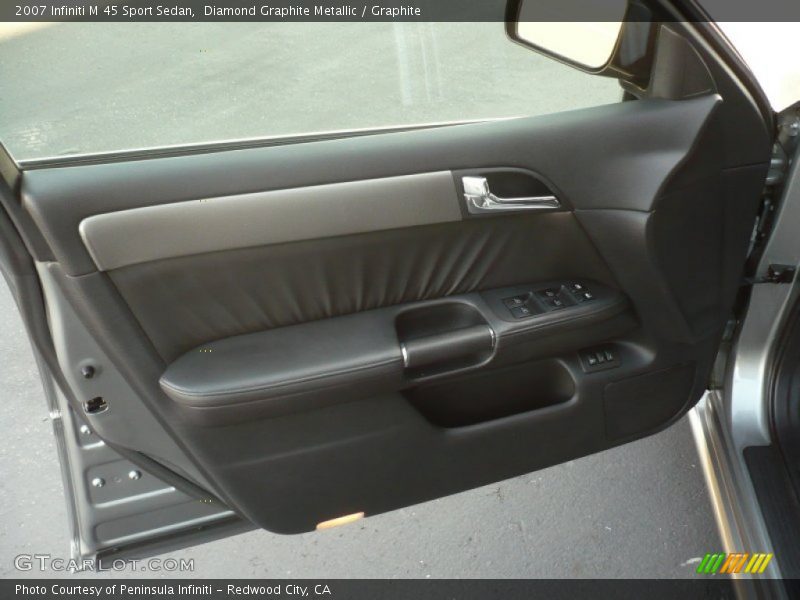 Diamond Graphite Metallic / Graphite 2007 Infiniti M 45 Sport Sedan