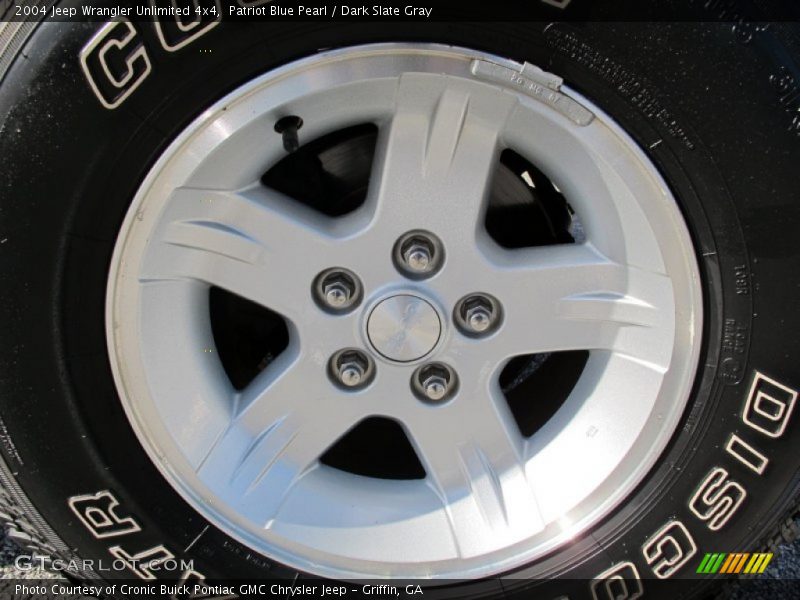 Patriot Blue Pearl / Dark Slate Gray 2004 Jeep Wrangler Unlimited 4x4