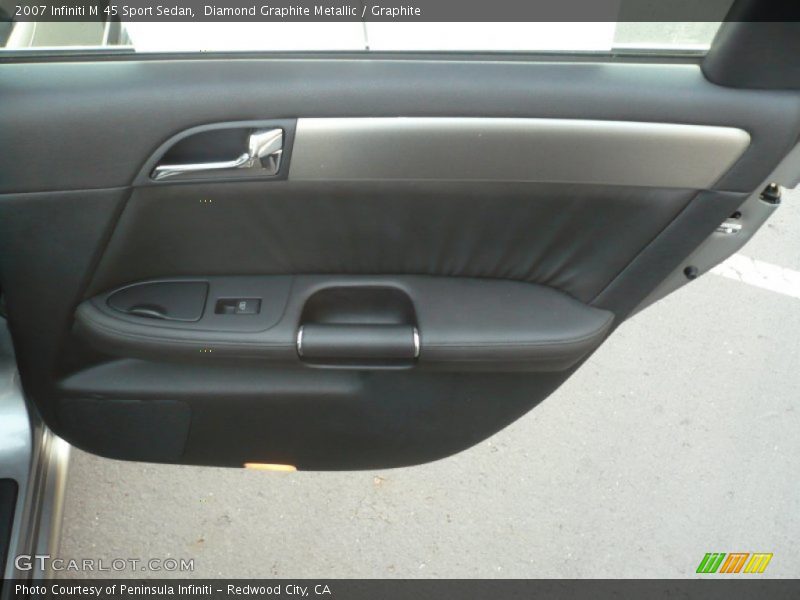 Diamond Graphite Metallic / Graphite 2007 Infiniti M 45 Sport Sedan