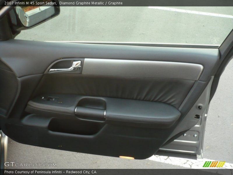 Diamond Graphite Metallic / Graphite 2007 Infiniti M 45 Sport Sedan