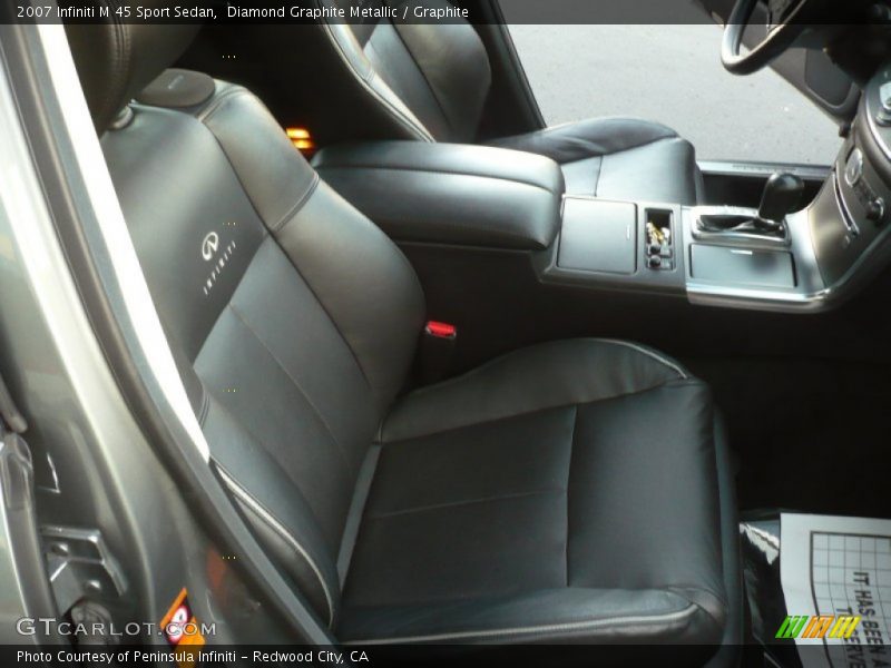 Diamond Graphite Metallic / Graphite 2007 Infiniti M 45 Sport Sedan