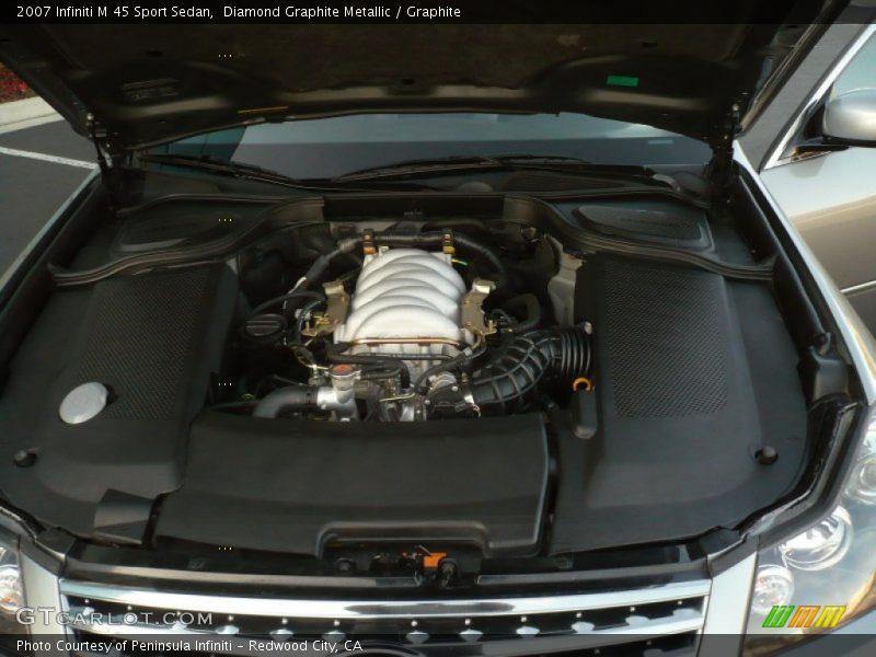Diamond Graphite Metallic / Graphite 2007 Infiniti M 45 Sport Sedan