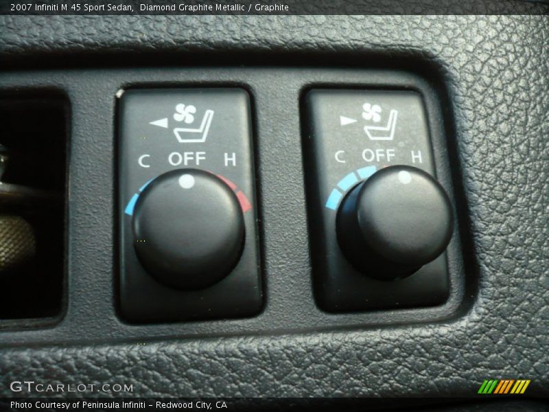 Diamond Graphite Metallic / Graphite 2007 Infiniti M 45 Sport Sedan