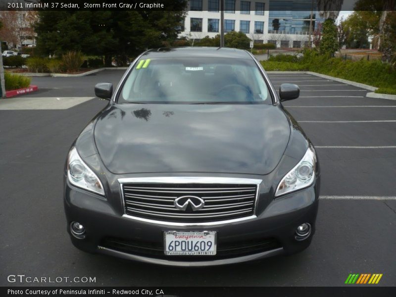 Storm Front Gray / Graphite 2011 Infiniti M 37 Sedan
