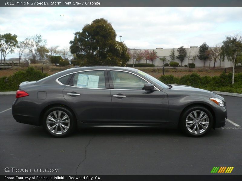 Storm Front Gray / Graphite 2011 Infiniti M 37 Sedan