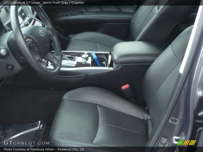 Storm Front Gray / Graphite 2011 Infiniti M 37 Sedan