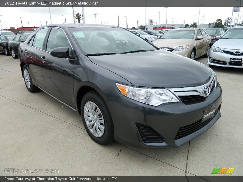 Magnetic Gray Metallic / Ash 2012 Toyota Camry LE