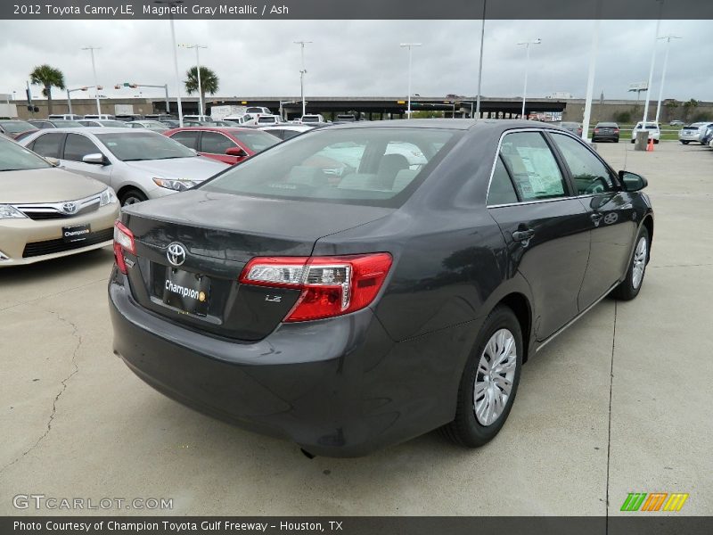 Magnetic Gray Metallic / Ash 2012 Toyota Camry LE