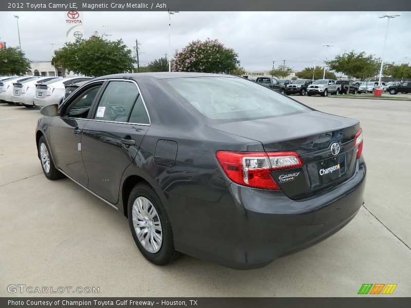 Magnetic Gray Metallic / Ash 2012 Toyota Camry LE