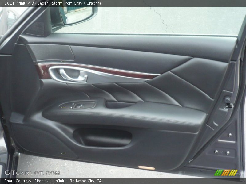 Storm Front Gray / Graphite 2011 Infiniti M 37 Sedan