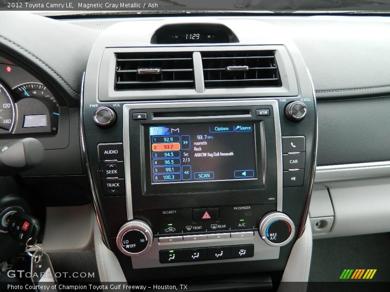 Magnetic Gray Metallic / Ash 2012 Toyota Camry LE