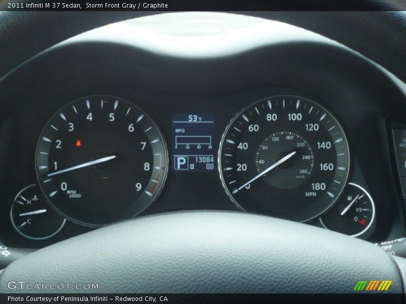 Storm Front Gray / Graphite 2011 Infiniti M 37 Sedan