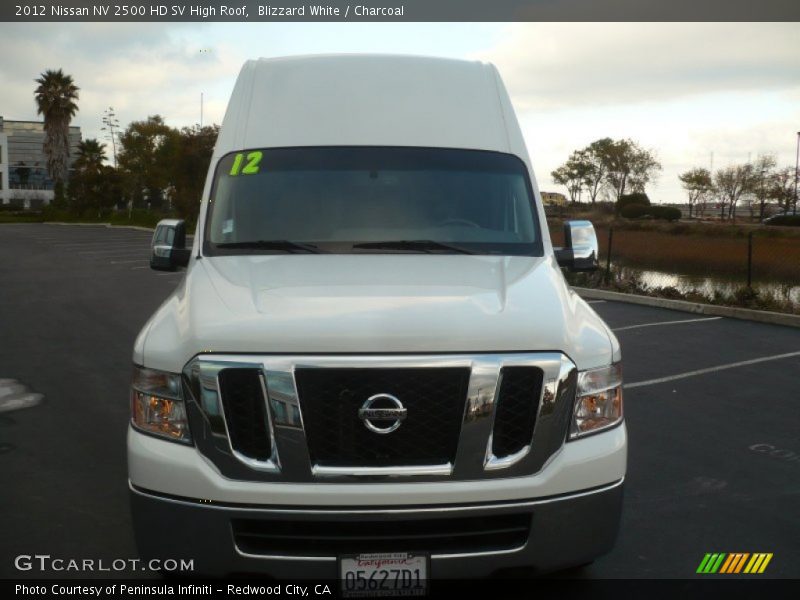 Blizzard White / Charcoal 2012 Nissan NV 2500 HD SV High Roof