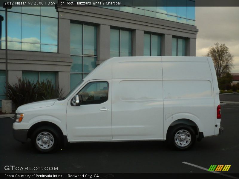 Blizzard White / Charcoal 2012 Nissan NV 2500 HD SV High Roof