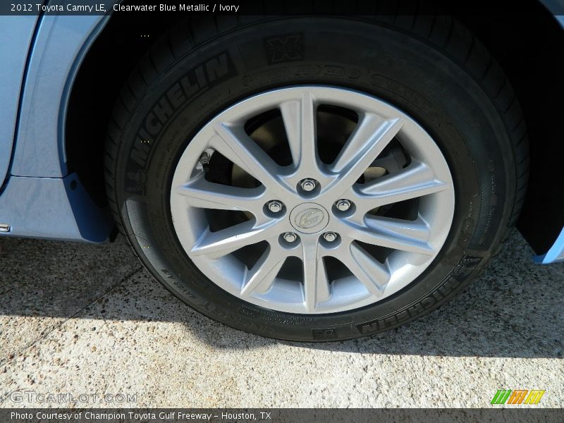Clearwater Blue Metallic / Ivory 2012 Toyota Camry LE