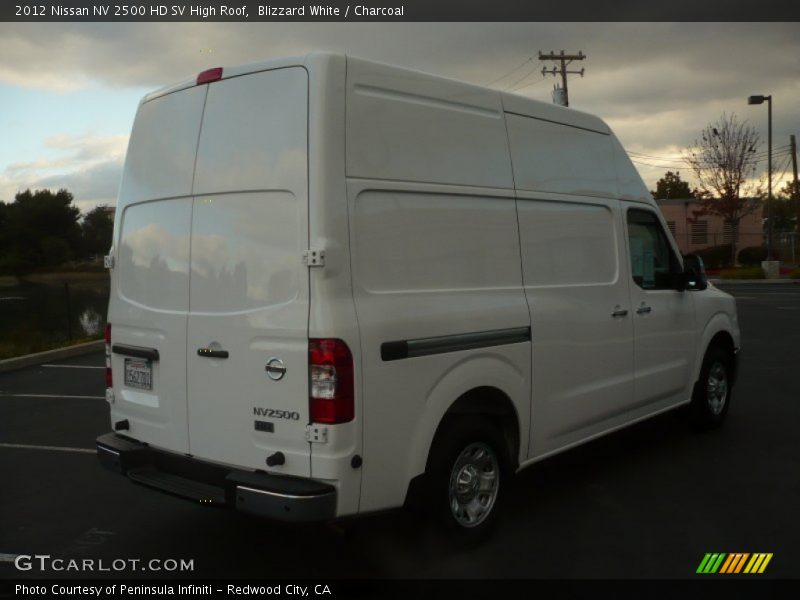 Blizzard White / Charcoal 2012 Nissan NV 2500 HD SV High Roof