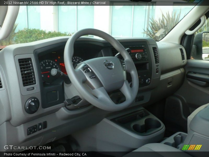 Blizzard White / Charcoal 2012 Nissan NV 2500 HD SV High Roof