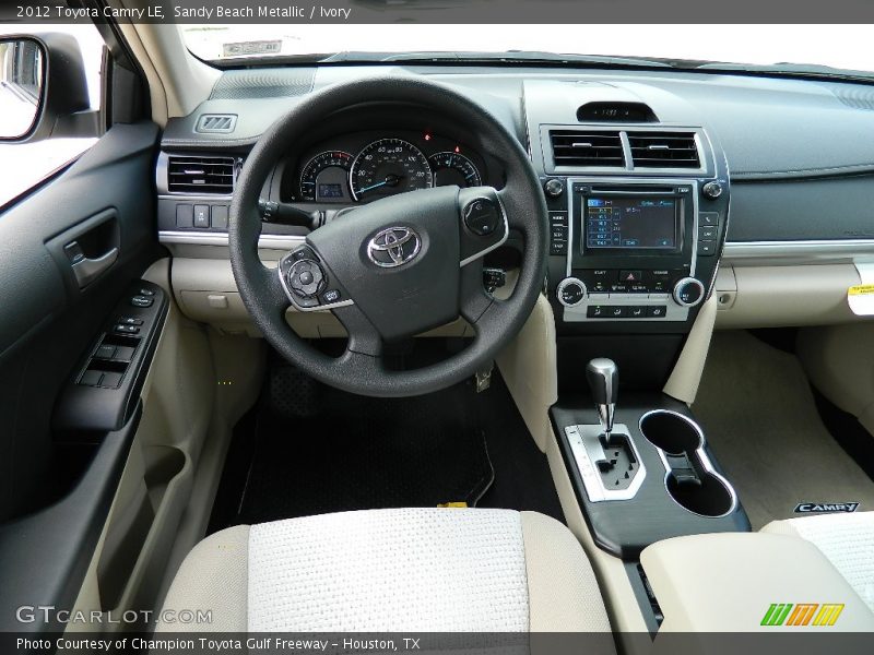 Sandy Beach Metallic / Ivory 2012 Toyota Camry LE