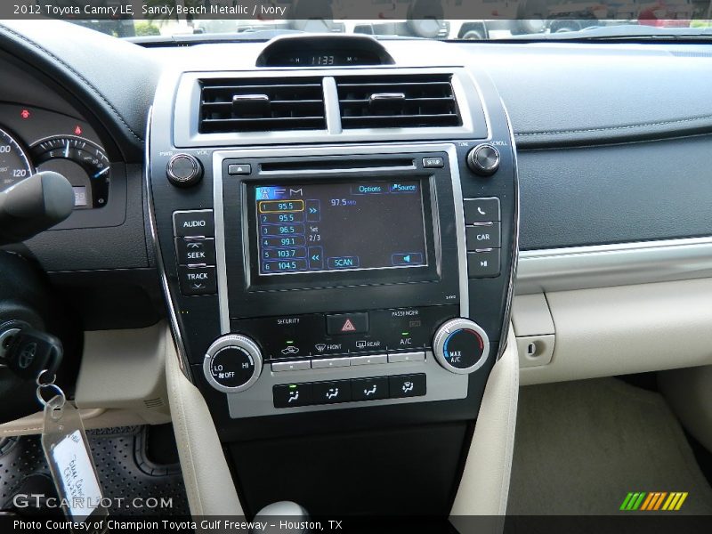 Sandy Beach Metallic / Ivory 2012 Toyota Camry LE