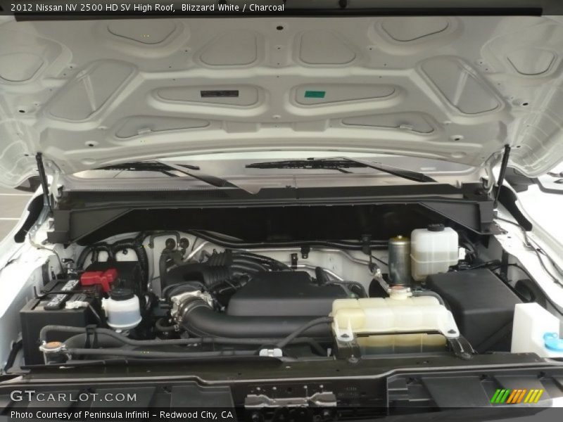 Blizzard White / Charcoal 2012 Nissan NV 2500 HD SV High Roof