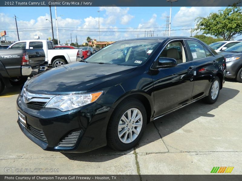 Cosmic Gray Mica / Ivory 2012 Toyota Camry LE