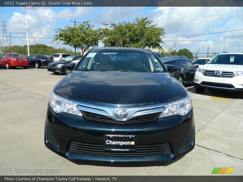 Cosmic Gray Mica / Ivory 2012 Toyota Camry LE