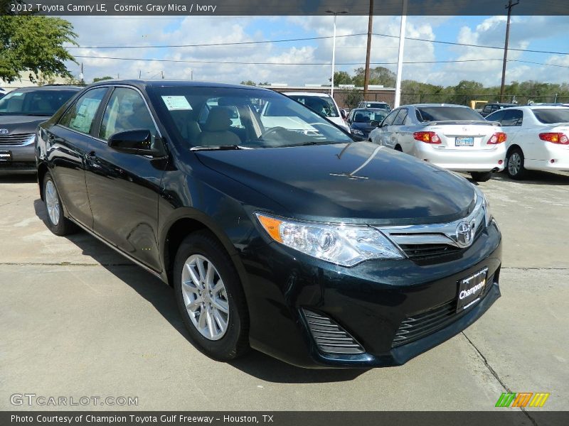 Cosmic Gray Mica / Ivory 2012 Toyota Camry LE