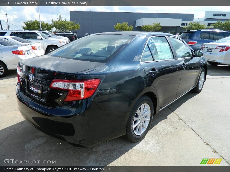 Cosmic Gray Mica / Ivory 2012 Toyota Camry LE