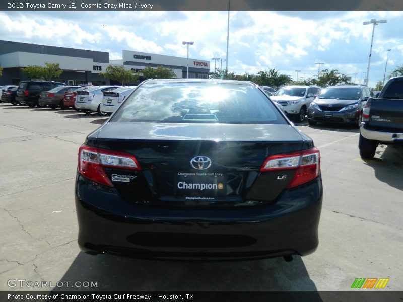 Cosmic Gray Mica / Ivory 2012 Toyota Camry LE