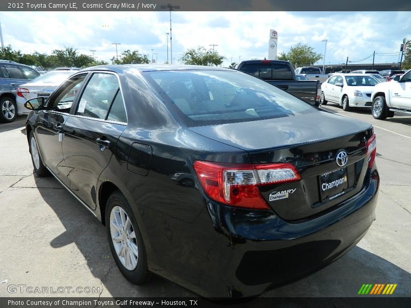 Cosmic Gray Mica / Ivory 2012 Toyota Camry LE