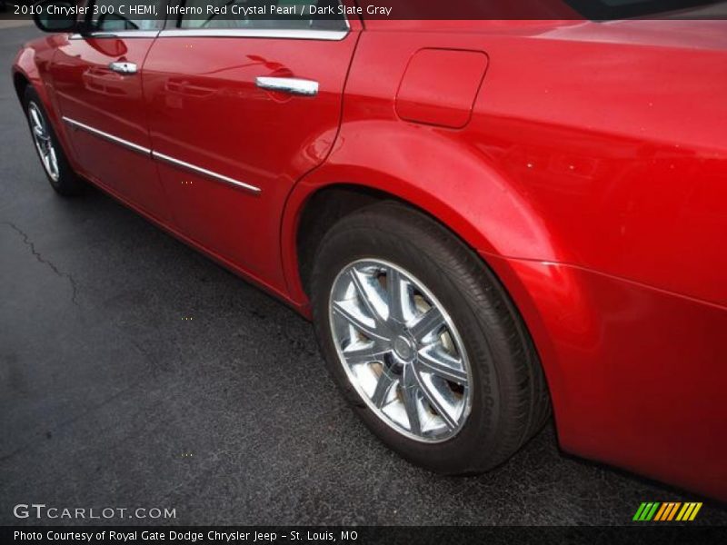Inferno Red Crystal Pearl / Dark Slate Gray 2010 Chrysler 300 C HEMI