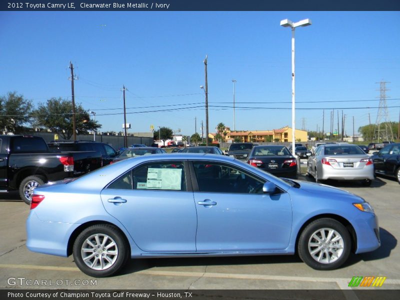 Clearwater Blue Metallic / Ivory 2012 Toyota Camry LE