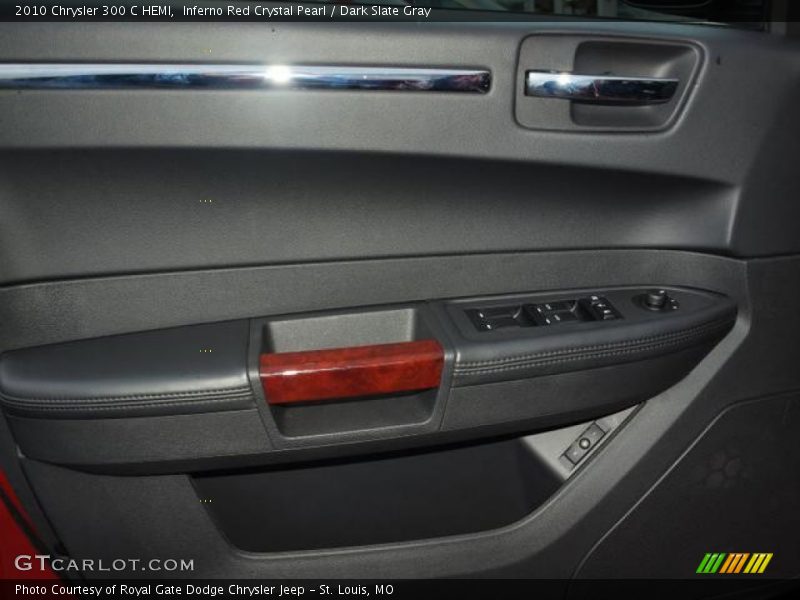 Inferno Red Crystal Pearl / Dark Slate Gray 2010 Chrysler 300 C HEMI