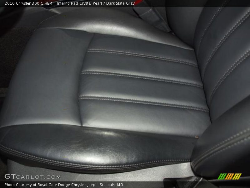 Inferno Red Crystal Pearl / Dark Slate Gray 2010 Chrysler 300 C HEMI
