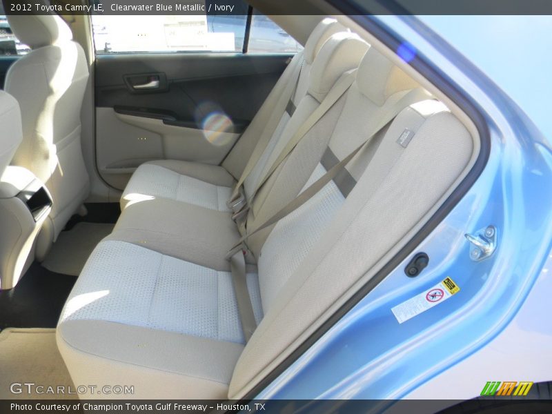 Clearwater Blue Metallic / Ivory 2012 Toyota Camry LE