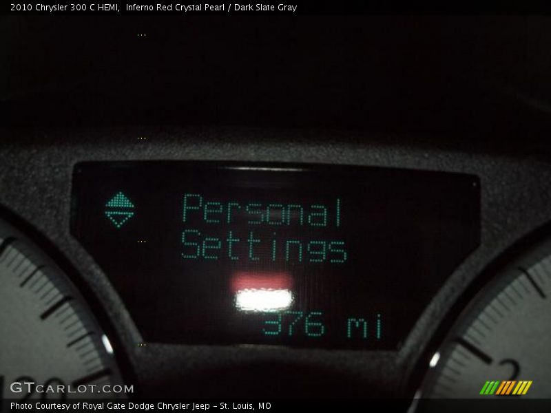 Inferno Red Crystal Pearl / Dark Slate Gray 2010 Chrysler 300 C HEMI