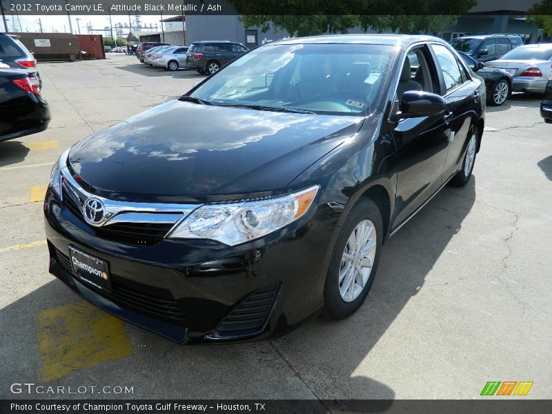 Attitude Black Metallic / Ash 2012 Toyota Camry LE