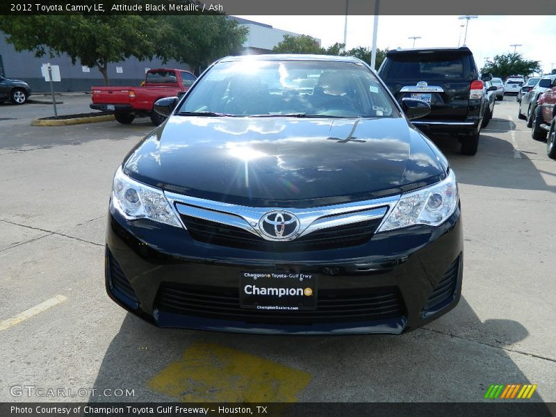 Attitude Black Metallic / Ash 2012 Toyota Camry LE