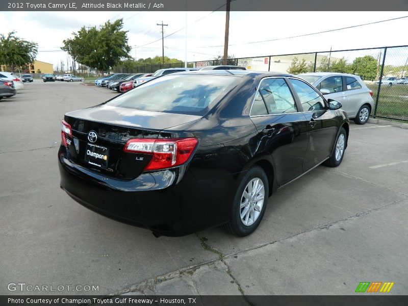 Attitude Black Metallic / Ash 2012 Toyota Camry LE