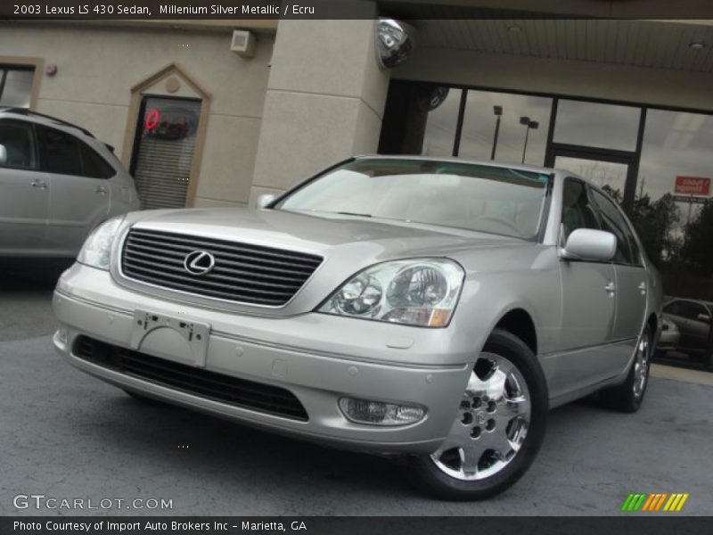 Millenium Silver Metallic / Ecru 2003 Lexus LS 430 Sedan