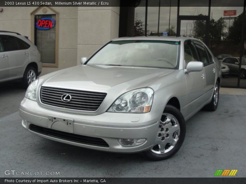 Millenium Silver Metallic / Ecru 2003 Lexus LS 430 Sedan
