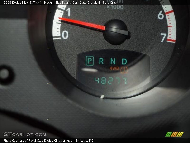 Modern Blue Pearl / Dark Slate Gray/Light Slate Gray 2008 Dodge Nitro SXT 4x4